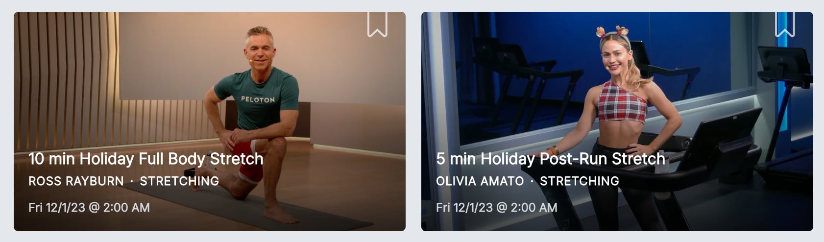 2023 Holiday Classes.