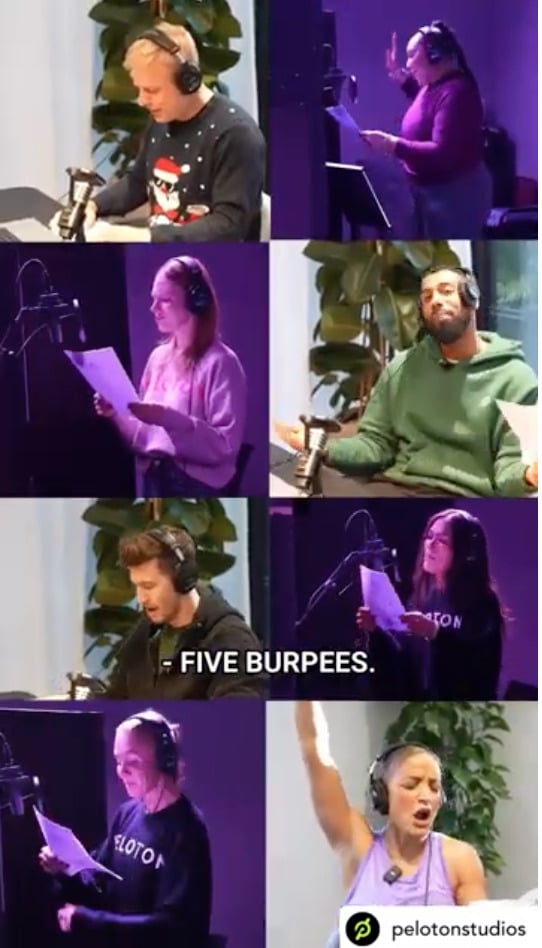 Peloton's "12 Days of Fitmas" Song