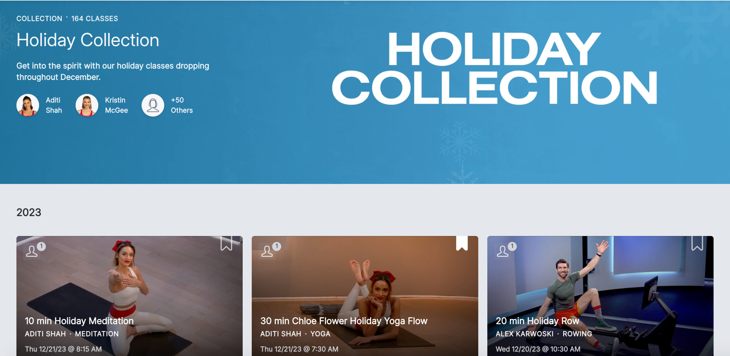 Peloton Holiday Collection