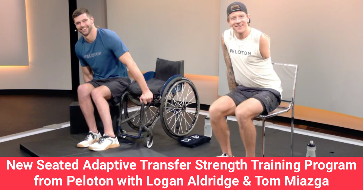 New Seated Adaptive Transfer Strength Training Program from Peloton ...