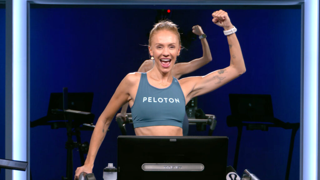 Peloton instructor Becs Gentry.
