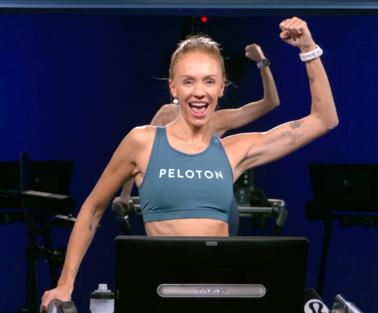Peloton instructor Becs Gentry.