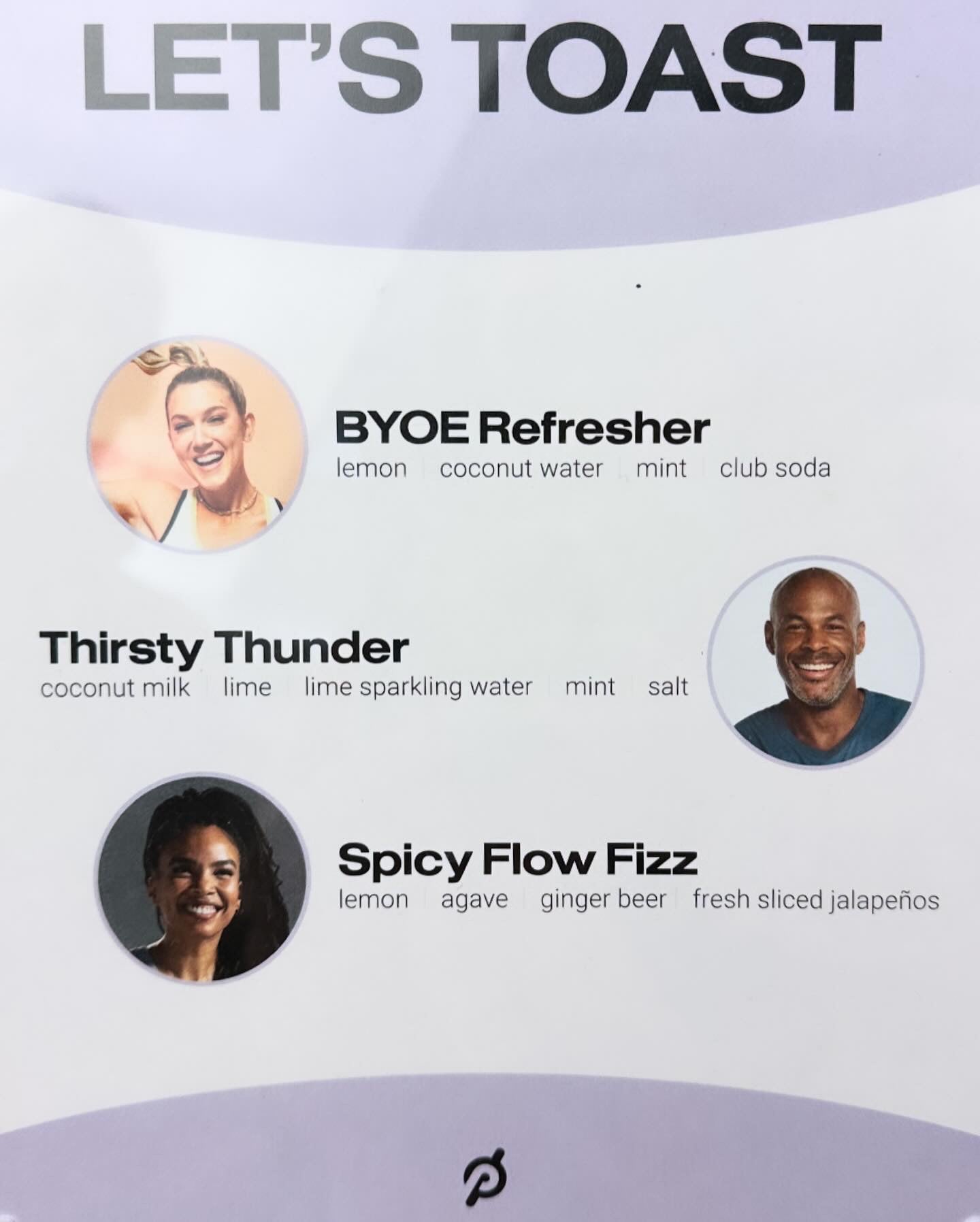 Mocktail Meetup drink menu. Image credit @shantastic.life.