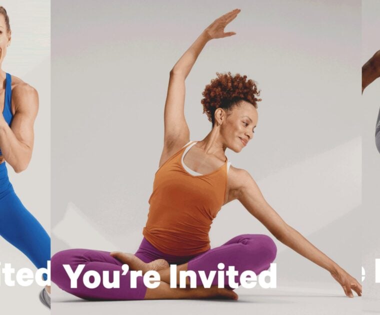 lululemon instructors who will be teaching a class at Peloton Studios New York