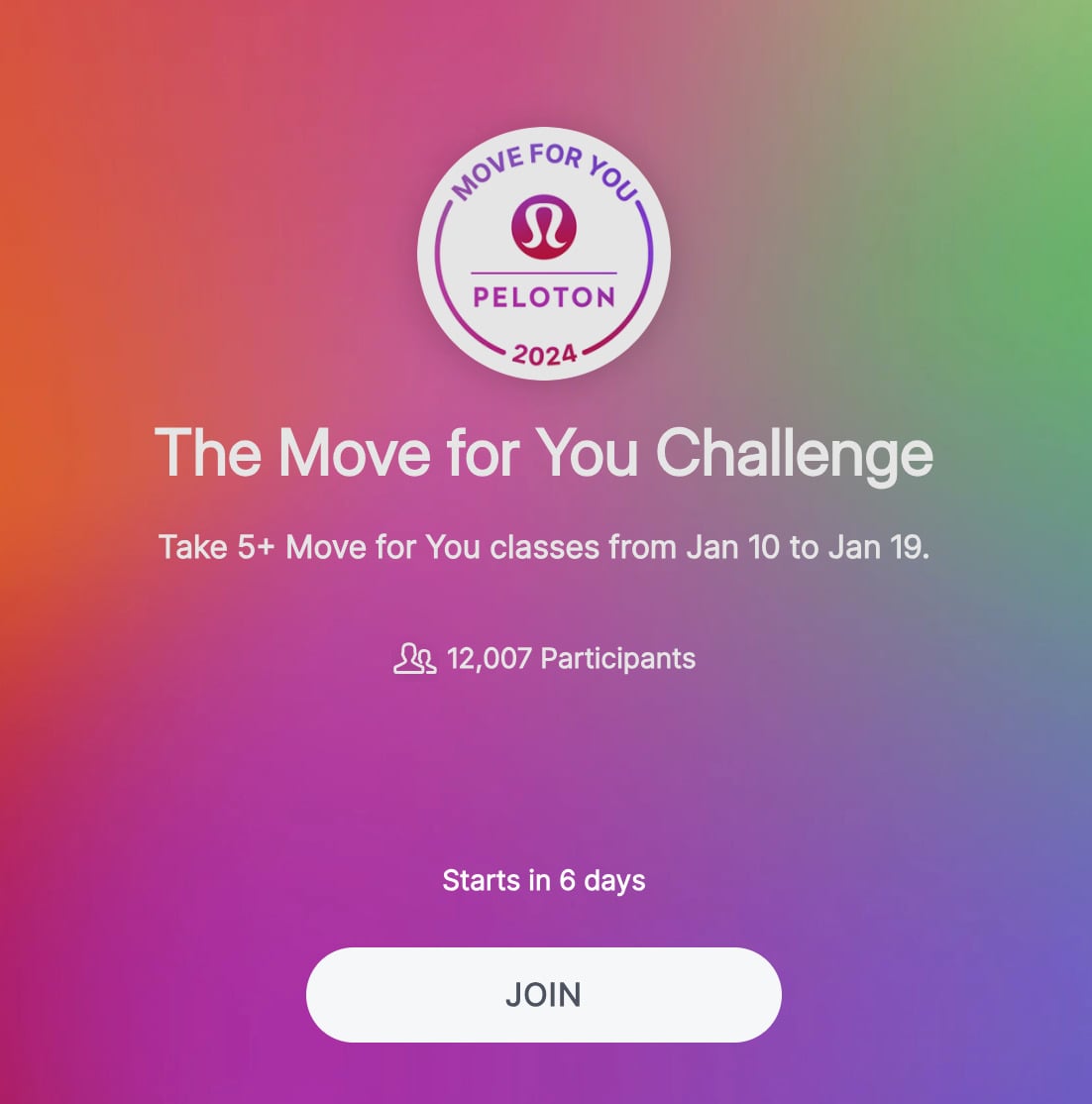 The Move for You Challenge