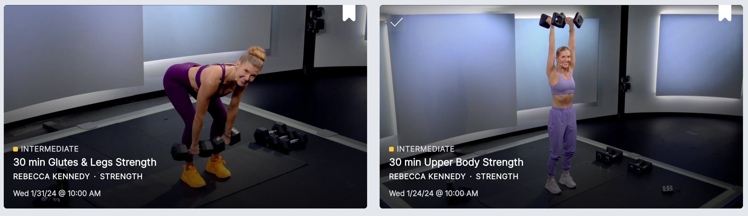First 2 classes from Rebecca's unofficial split strength program.
