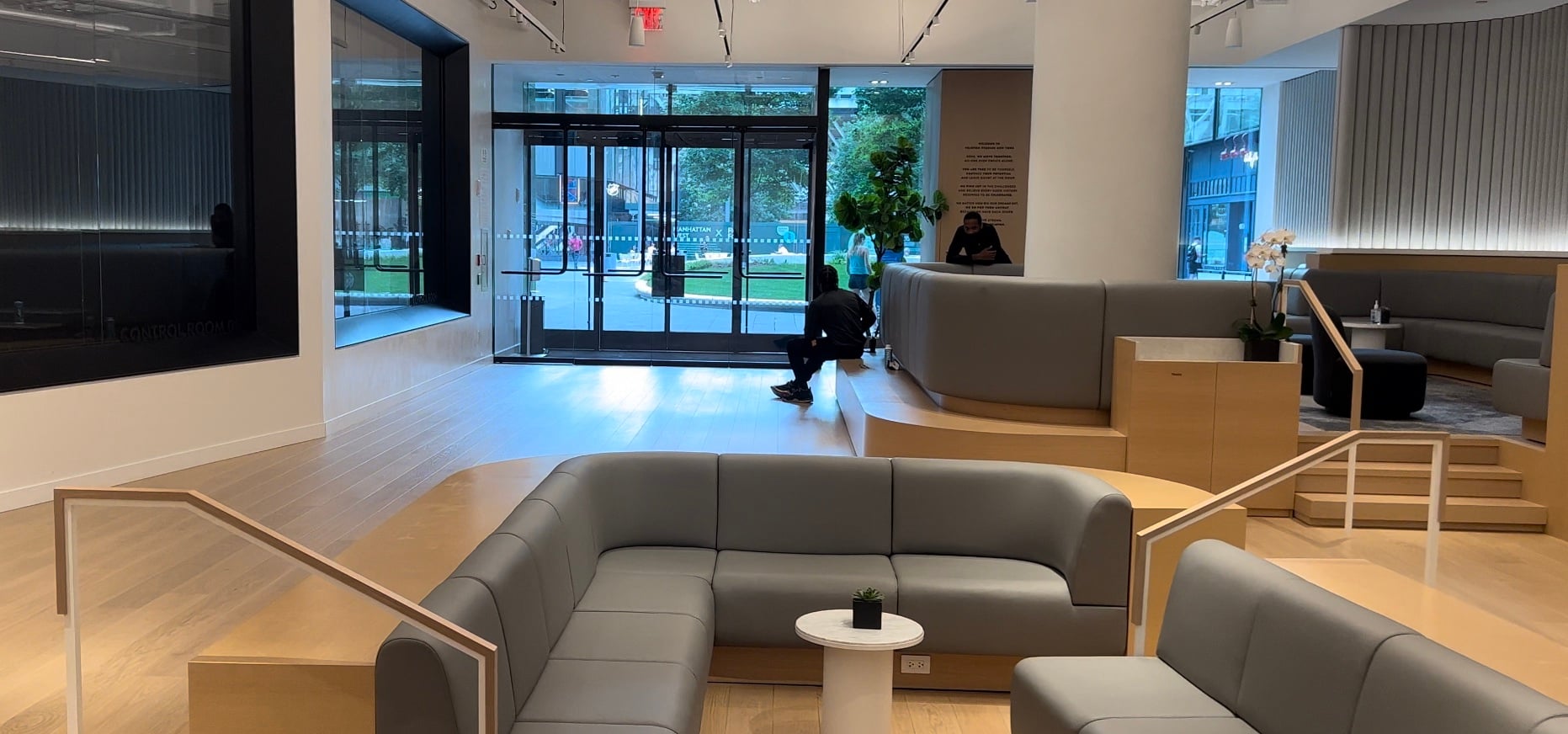 Previous upper level layout at Peloton Studios New York (PSNY).