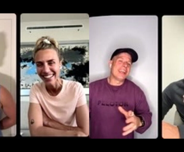 Erik, Irene, Tobias, and Jeffrey sharing they are running the Berlin Half Marathon.