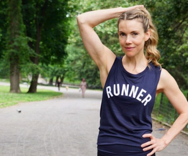 Image from Kristin McGee social media on National Running Day.
