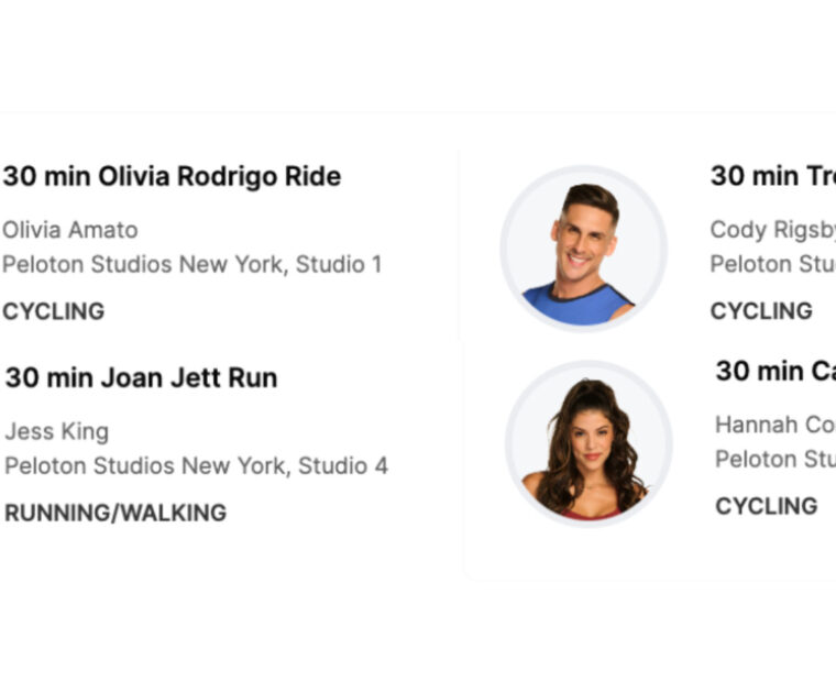 Peloton's March 2024 artist series classes with Olivia Rodrigo, Joan Jett, Troye Sivan, & Cardi B