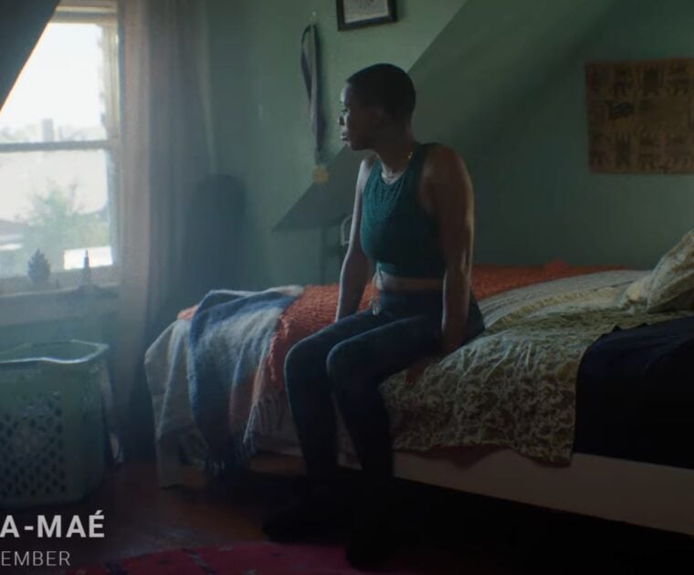 Screenshot from Peloton Member Story: Shaunta-Maé Alexander