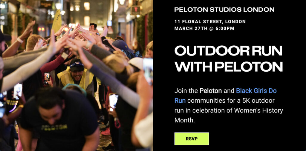 March 27 London Outdoor Run event website