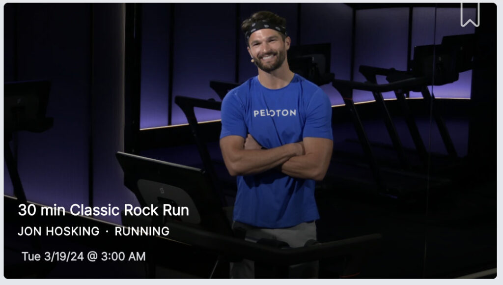 Jon Hosking's 30 min. Classic Rock Run from March 19, 2024