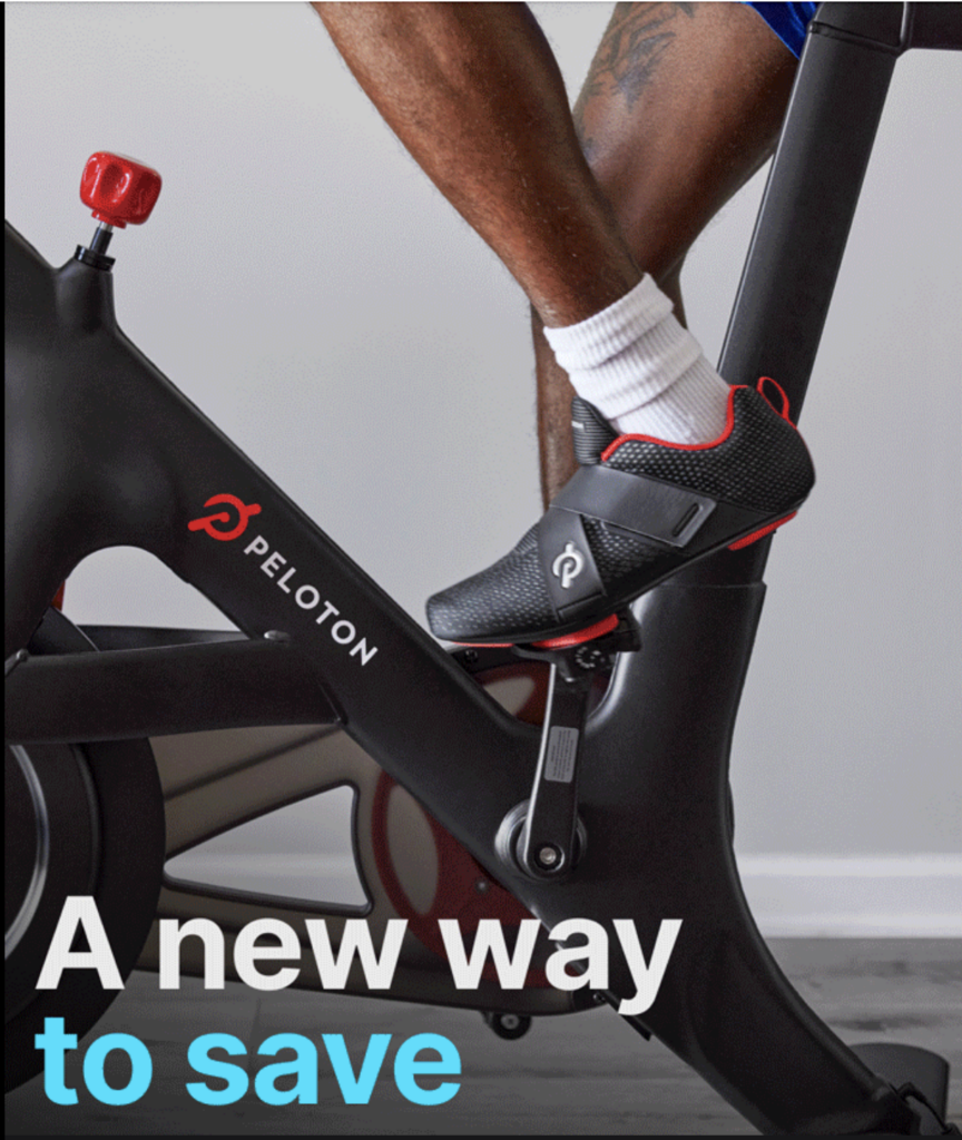 Peloton email announcing TrueMed partnership.