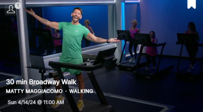Matty Maggiacomo's Broadway walk from April 14, 2024