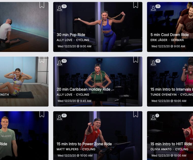 Classes remaining on December 23, 2020 after the class purge.