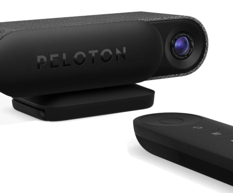 The Peloton Guide strength device.