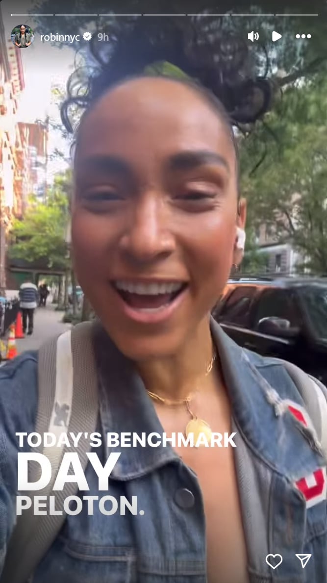 Robin Arzón explains about Benchmark Strength class on Instagram