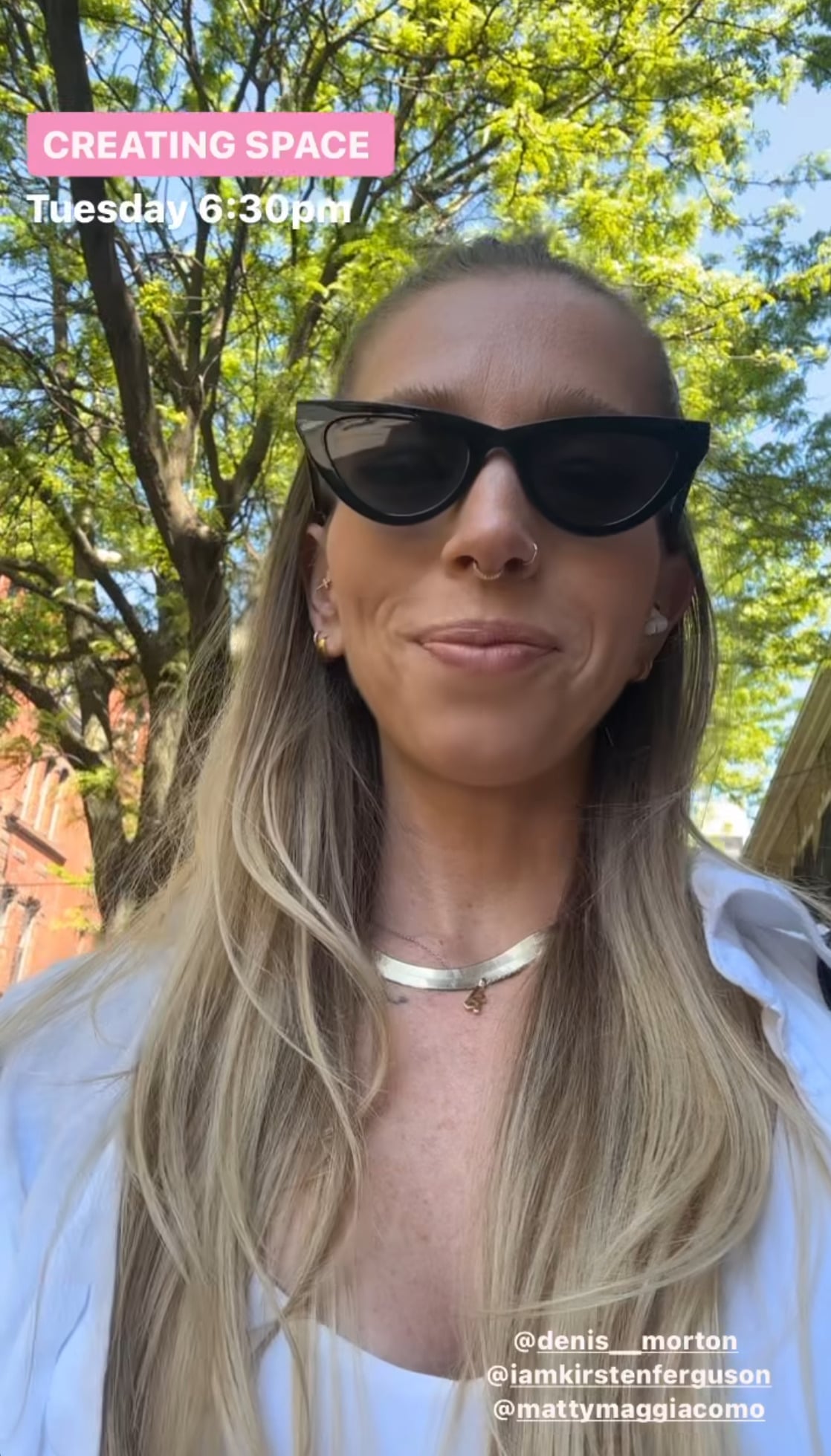 Kirra Michel shared about Creating Spaces series on Instagram