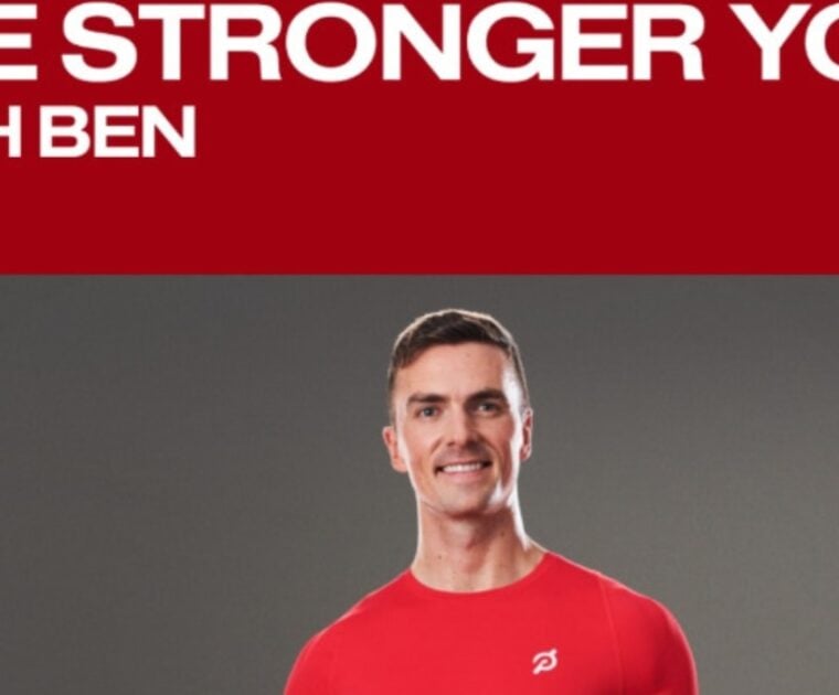 @PelotonStudios Instagram Story announcing Stronger You class series. Image credit Peloton social media.