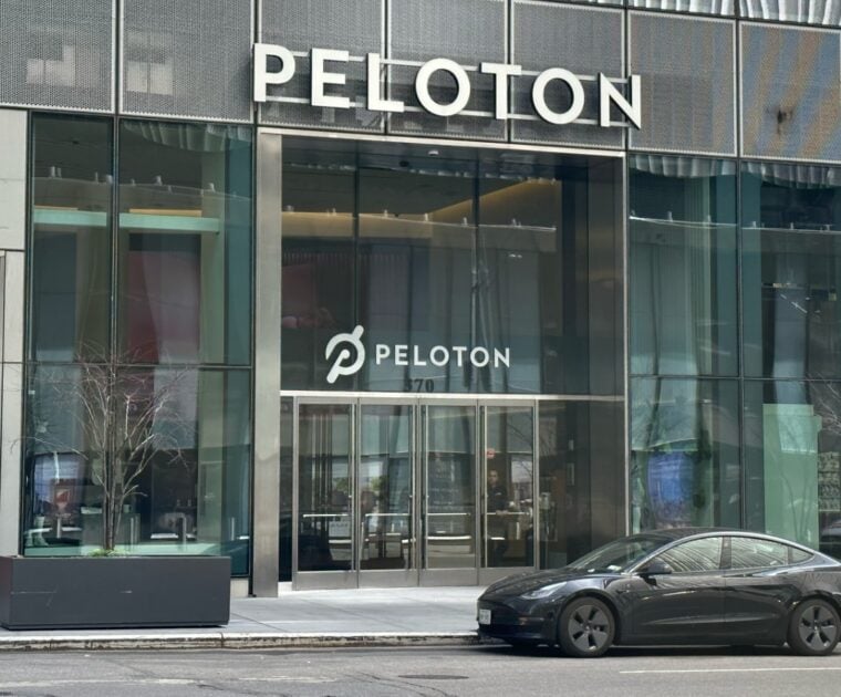 Peloton Studios in New York City.