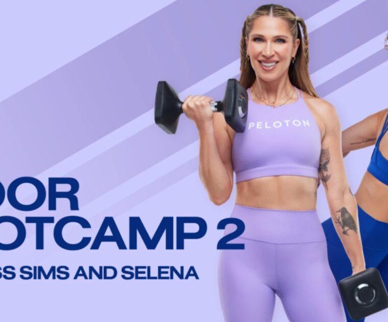 New Peloton "Floor Bootcamp 2" program with Jess Sims & Selena Samuela.