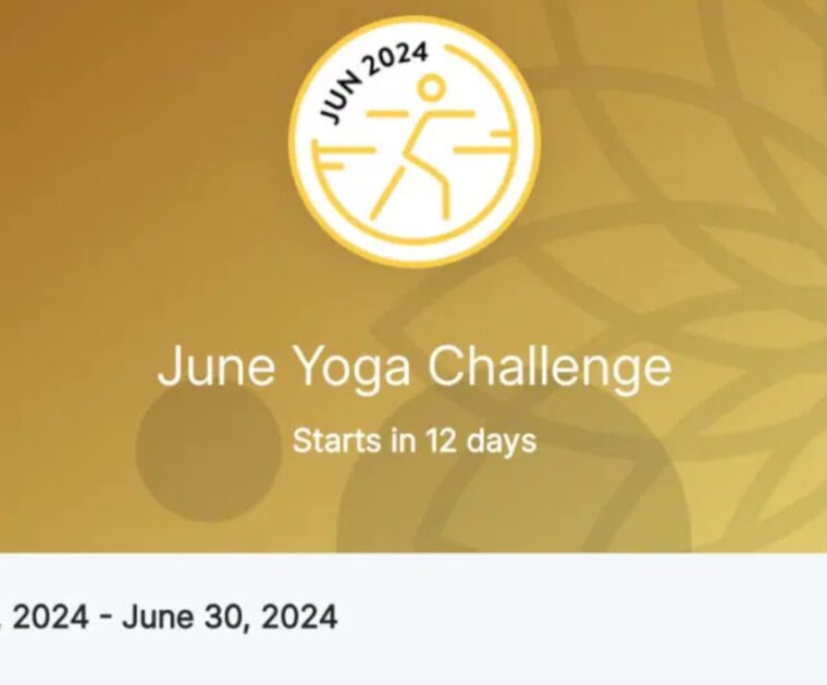 Peloton Monthly Yoga Challenge for June