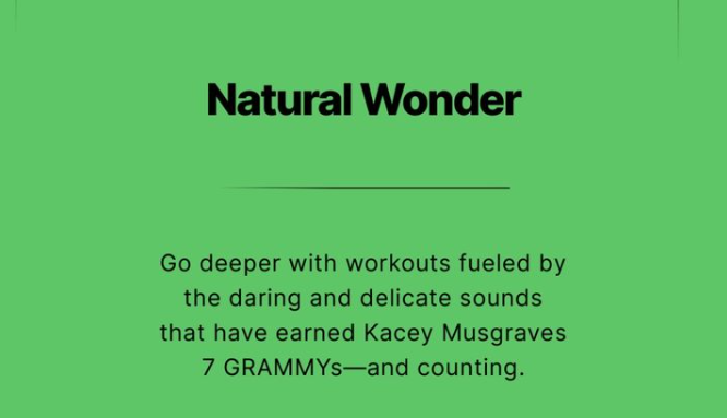 Kacey Musgraves artist series announcement.