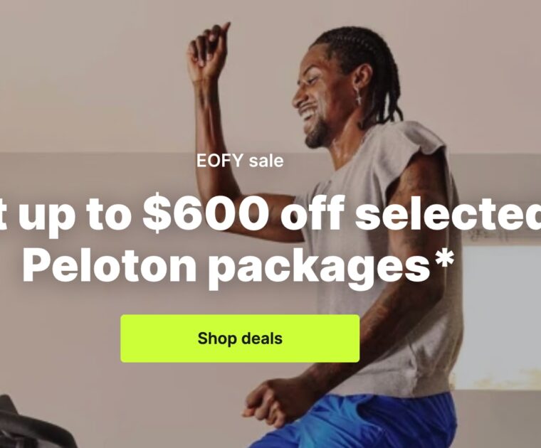 Peloton is having a end of fiscal year sale in Australia.