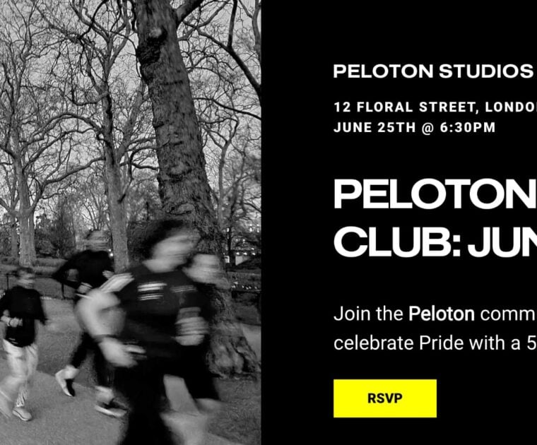 Peloton June Outdoor Run Club event banner
