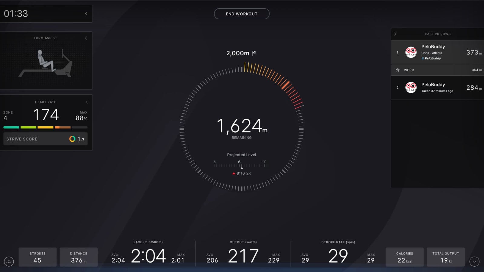 Take a benchmark a second time, and you'll now see your past performances too.