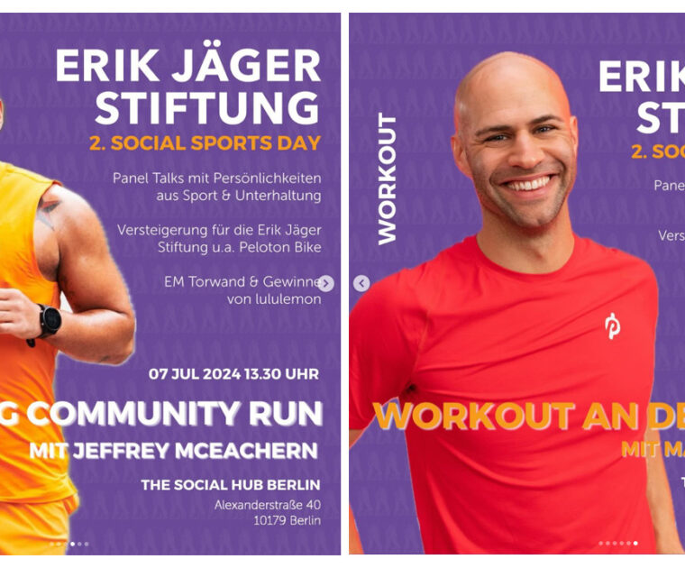 Jeffrey McEachern and Marcel Maurer will be at the Erik Jäger Foundation charity event on July 7