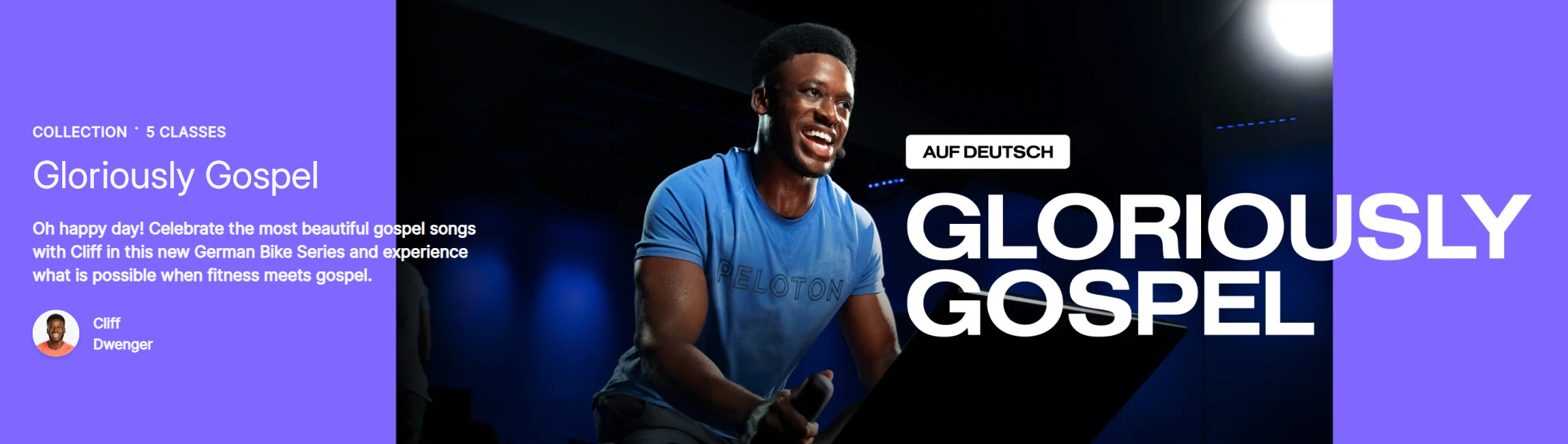 Class collection for Cliff's signature series, Gloriously Gospel rides.