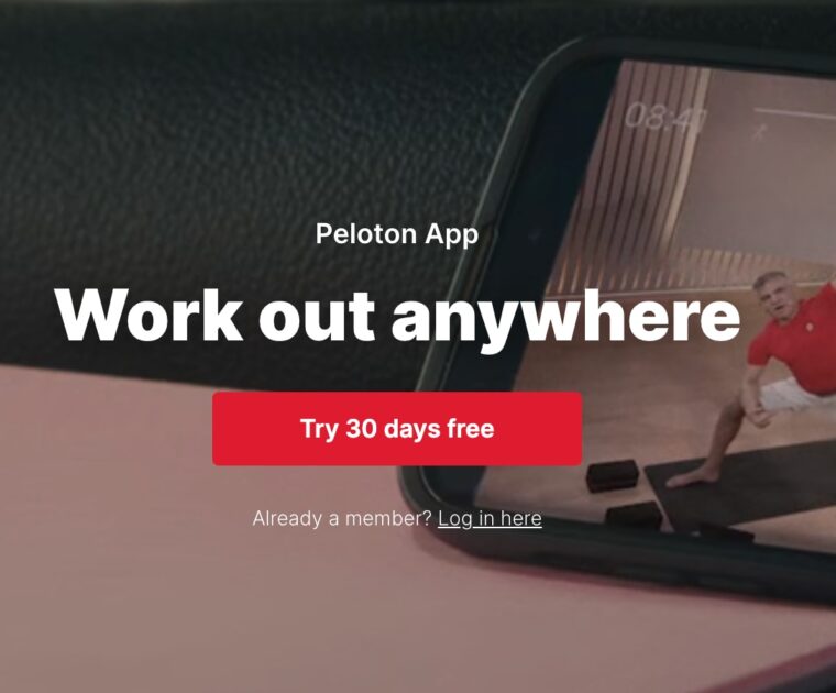 Peloton returns 30-day free trial of their app