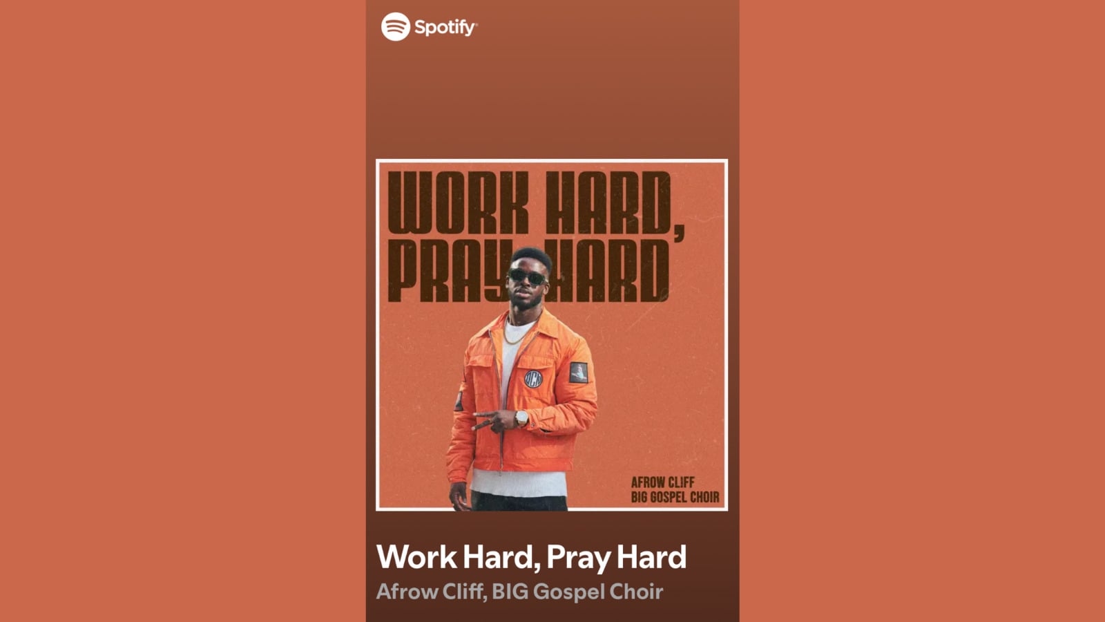 Spotify cover for Work hard, Pray hard