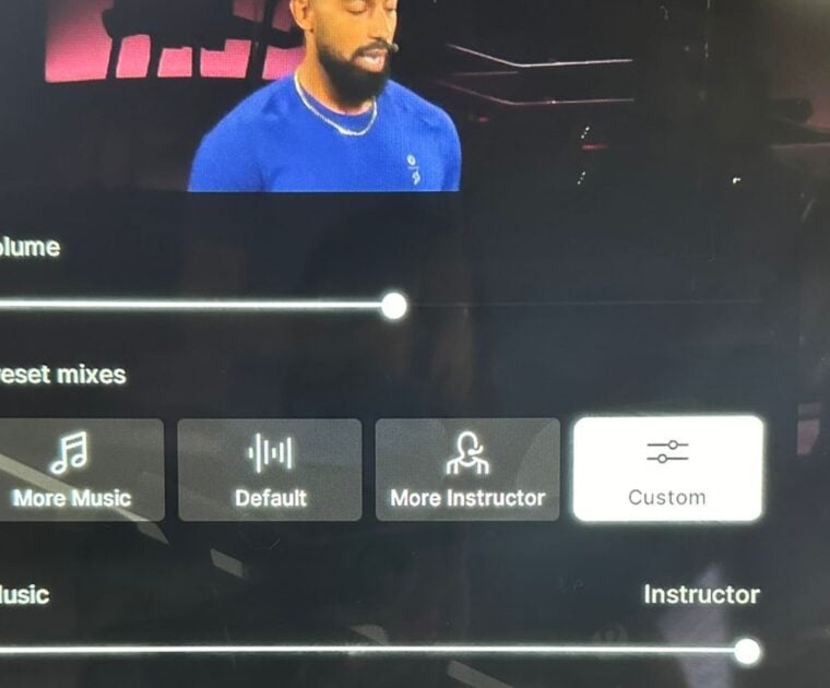 Here, you will mostly hear the instructor, and very little music.