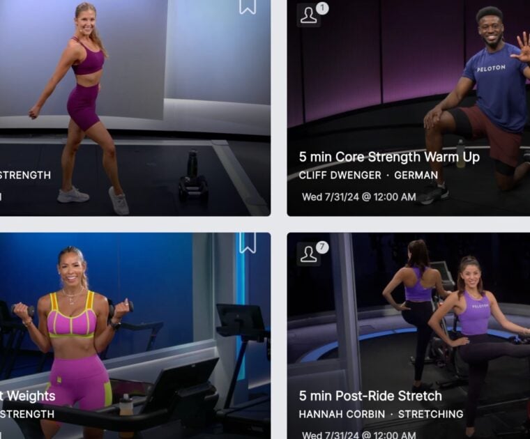 Coach-to-camera pre-recorded classes appearing in the on-demand library at midnight ET.