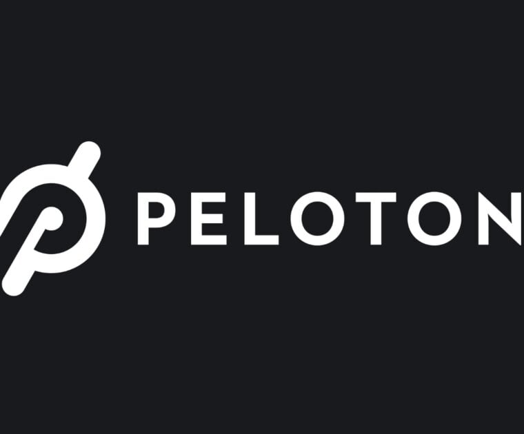 Peloton logo from a Peloton press release.