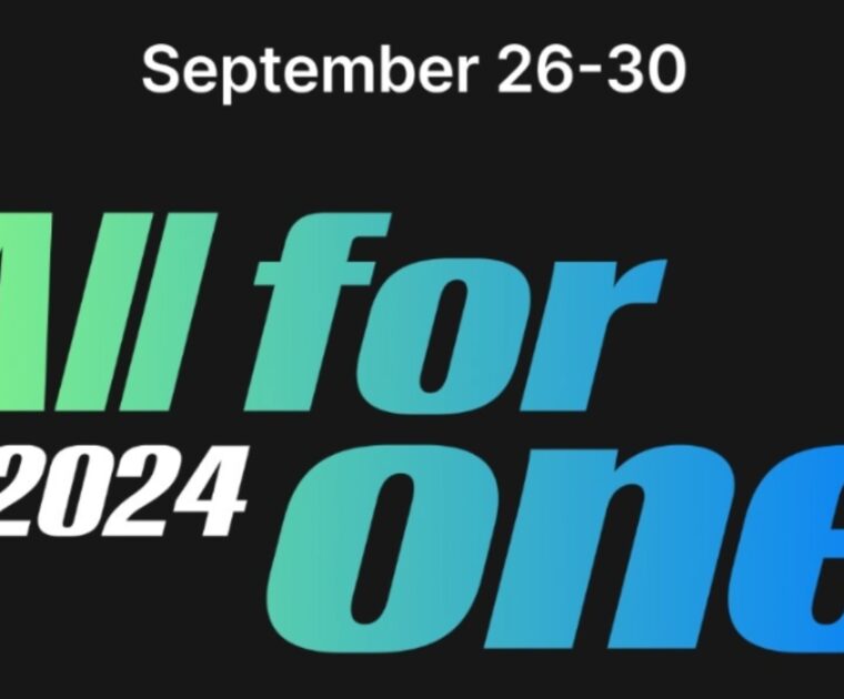 Peloton announced the 2024 All For One Music fest would be September 26 - 30, 2024.