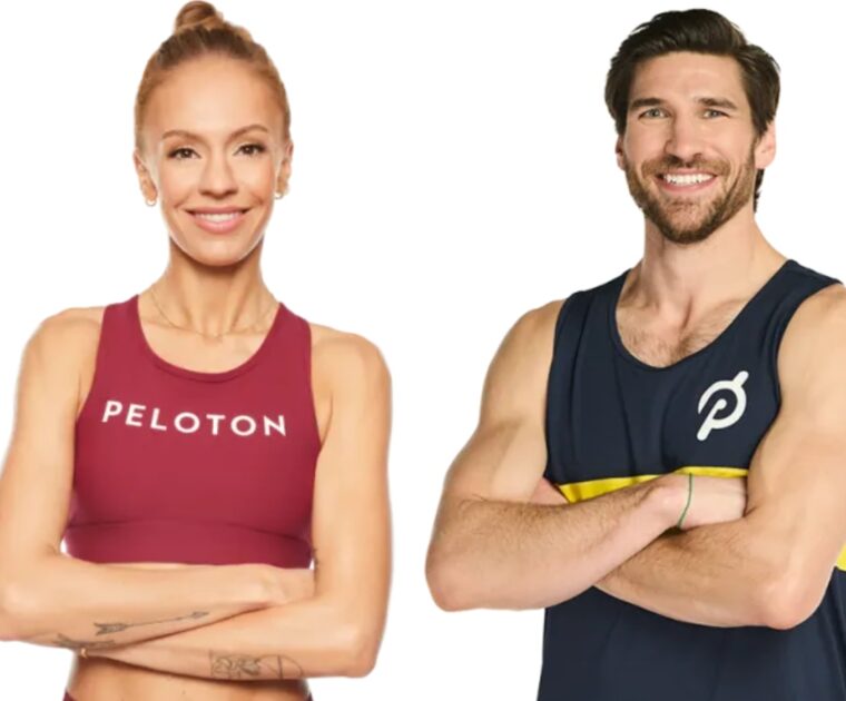 Peloton instructors Becs Gentry & Alex Karwoski.