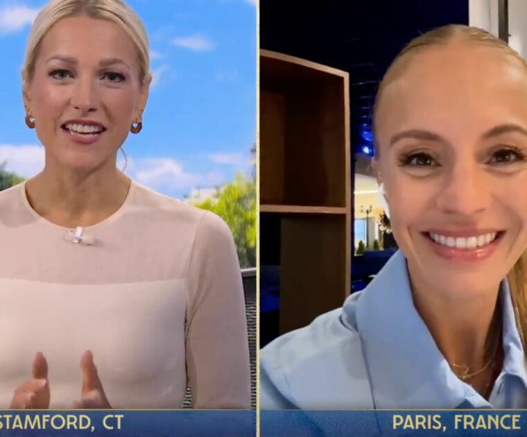 Becs Gentry's segement on NBC covering the women's marathon at the 2024 Summer Olympics.