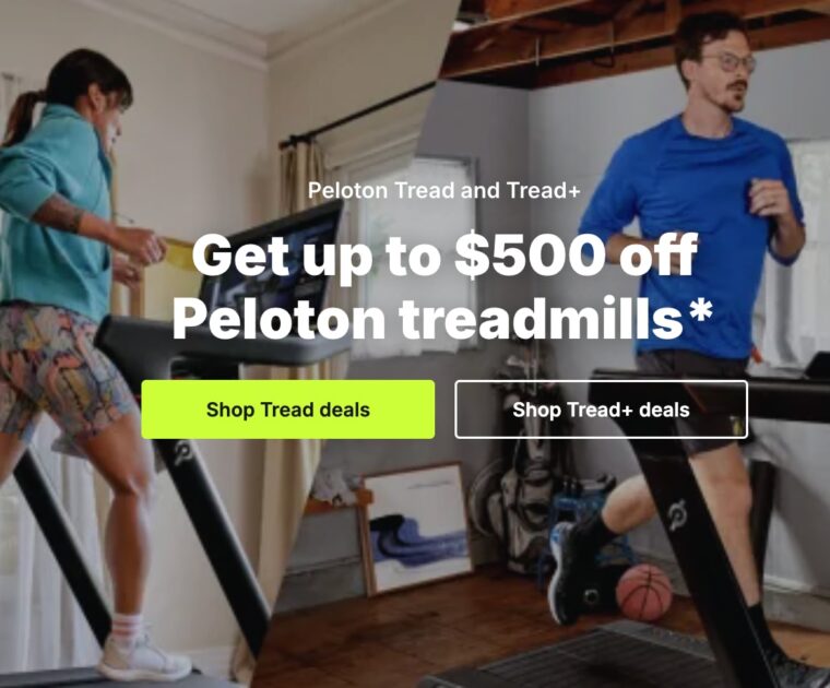 Labor day sale on Peloton Tread & Tread+