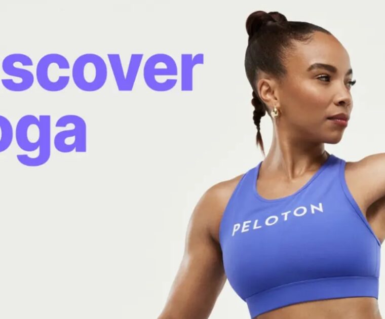 Peloton's Instagram post announcing Discover Yoga programs. Image credit Peloton social media.