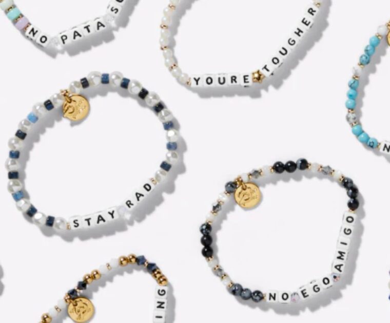 New Peloton x Little Words Project bracelets.
