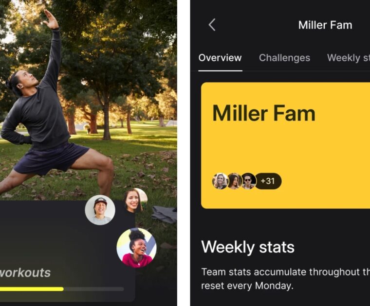 Peloton blog post regarding the new Teams feature.