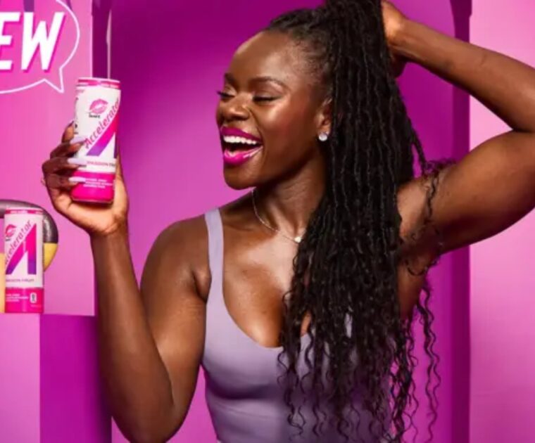 Accelerator website highlighting Tunde's new signature drink.