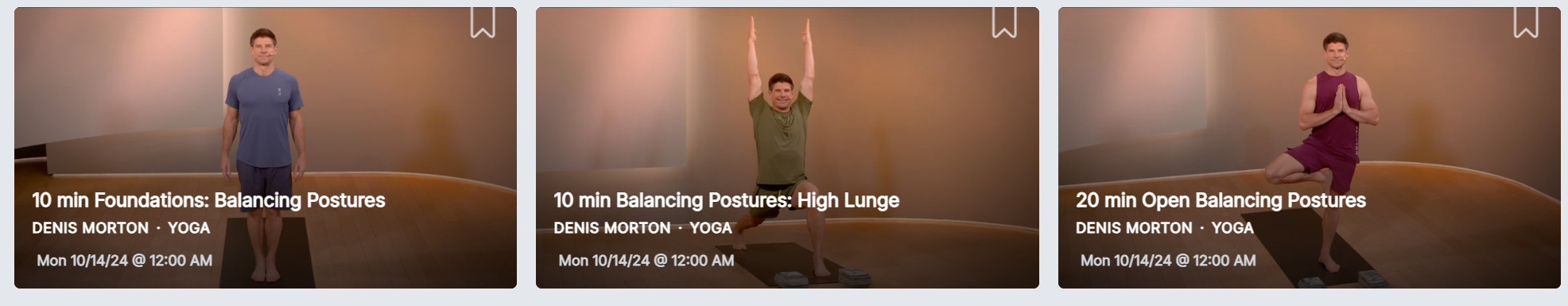 Week 5 Discover Yoga classes is Balancing Postures with Denis