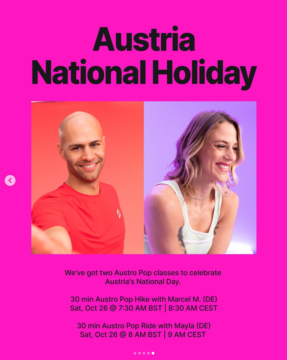 Marcel Maurer and Mayla Wedekind will teach Austria National Holiday classes this week