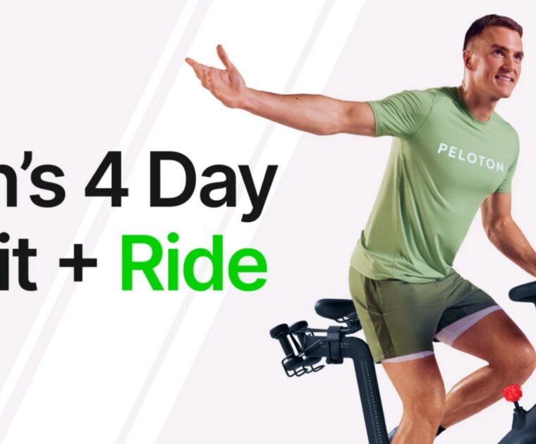 Ben Alldis' new 4 day Split + ride strength & cardio program on Peloton.