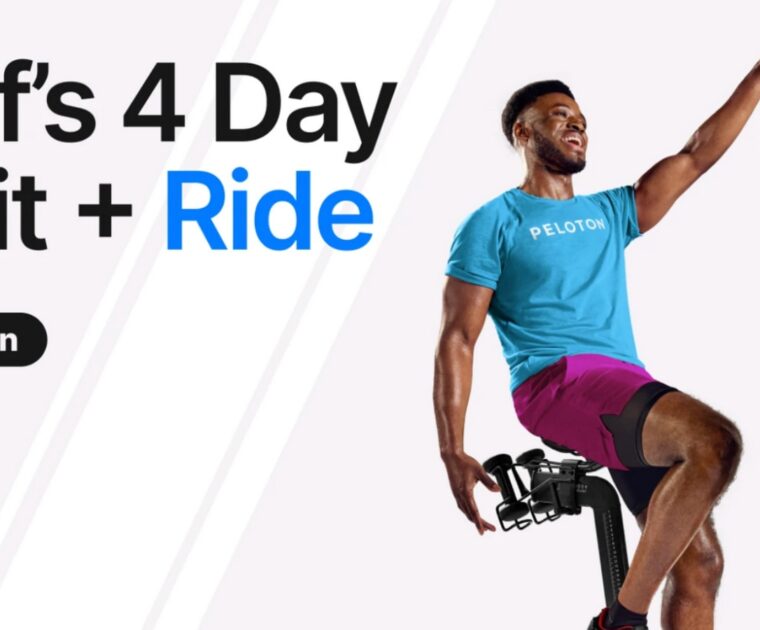 Cliff Dwenger's new 4 day Split + ride strength & cardio program on Peloton.